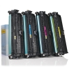 Offre : marque 123encre remplace HP 307A : HP CE740A, CE741A, CE742A, CE743A noir + 3 couleurs