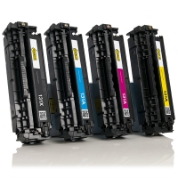 HP Offre spéciale: marque 123encre remplace HP 131X / 131A: HP CF210X, 211A, 212A, 213A noir + 3 couleurs  130009