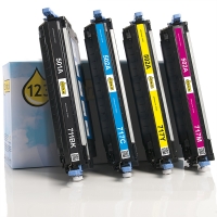 HP Offre spéciale: marque 123encre remplace HP 501A / 502A: HP Q6470A, 71A, 72A, 73A noir + 3 couleurs  130020