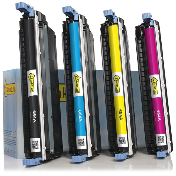 HP Offre spéciale: marque 123encre remplace HP 645A: HP C9730A, 31A, 32A, 33A noir + 3 couleurs  130008 - 1