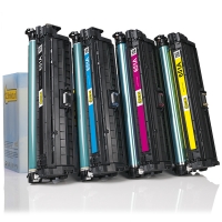 HP Offre spéciale: marque 123encre remplace HP 651A: HP CE340A, CE341A, CE342A, CE343A noir + 3 couleurs  130048