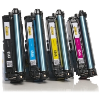 HP Offre spéciale: marque 123encre remplace HP 654X / 654A: HP noir CF330X, 31A, 32A, 33A + 3 couleurs  130046