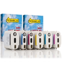 HP Offre spéciale: marque 123encre remplace HP 84 noir + HP 85 couleur C5016AC C9425AC C9426AC C9427AC C9428AC 031722