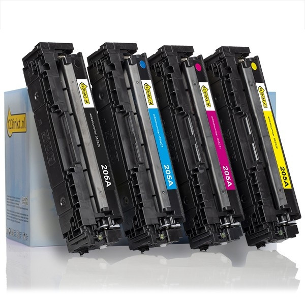 HP Offre spéciale : marque 123encre remplace HP 205A: HP CF530A, CF531A, CF532A, CF533A noir + 3 couleurs  130552 - 1