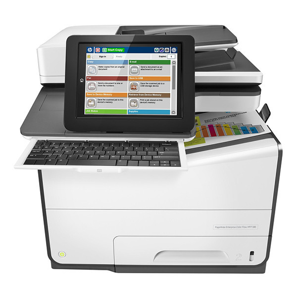 HP PageWide Enterprise Color Flow MFP 586z A4 imprimante à jet d'encre multifonction (4 en 1) G1W41AB19 841197 - 1