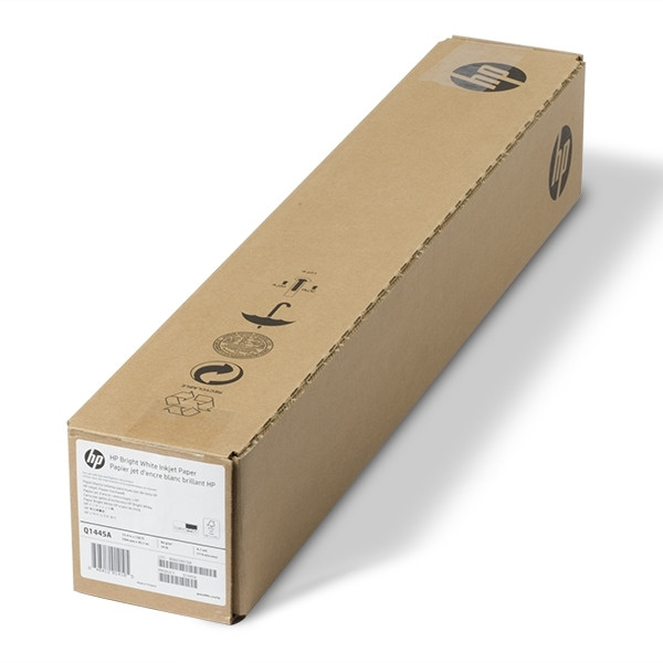 HP Q1445A rouleau de papier jet d'encre 594 mm (23 pouces) x 45,7 m (90 g/m²) - blanc brillant Q1445A 151014 - 1