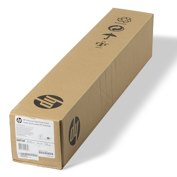 HP Q6574A rouleau de papier photo brillant universel à séchage instantané 610 mm (24 pouces) x 30,5 m (200 g/m²) Q6574A 151088 - 1