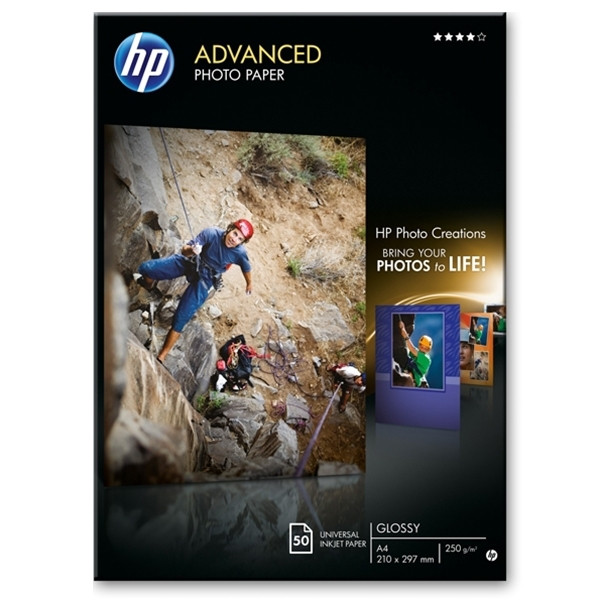 HP Q8698A Advanced papier photo brillant 250 g/m² A4 (50 feuilles) Q8698A 064842 - 1