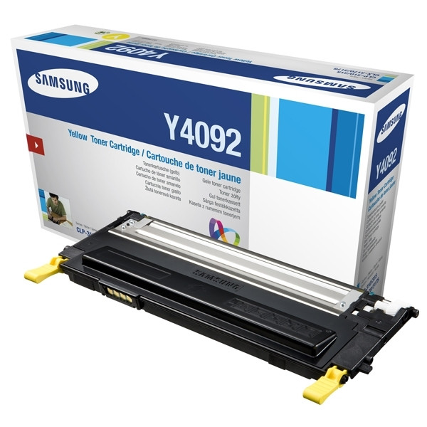 HP SU482A (CLT-Y4092S) toner (d'origine) - jaune SU482A 092560 - 1