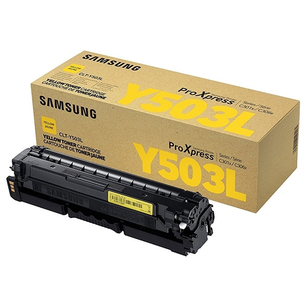 HP SU491A (CLT-Y503L) toner (d'origine) - jaune SU491A 092890 - 1