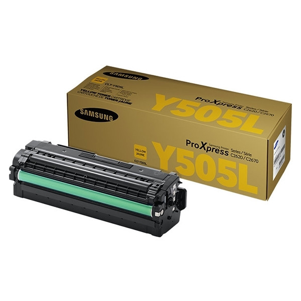 HP SU512A (CLT-Y505L) toner haute capacité (d'origine) - jaune SU512A 092808 - 1