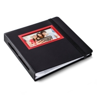 HP Sprocket album photo - noir et rouge 2HS30A 151140