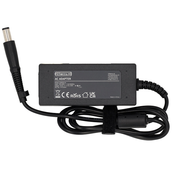 HP adaptateur (19,5 V, 2,31 A, 45 W, marque 123accu) ADR00216 - 2
