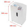 HSM shredstar X12pro déchiqueteuse à papier micro-copeuax 1033121 402849 - 2