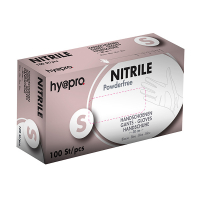 HY@PRO Medial gants en nitrile sans poudre S (6,2 grammes, 30 cm, 100 pièces) - bleu  SHY00010