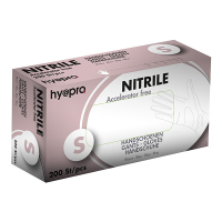 HY@PRO Medical Accelerator Free Nitril gants sans poudre S (3,5 grammes, 24 cm, 200 pièces) - bleu  SHY00028