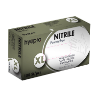 HY@PRO Medical gants en nitrile sans poudre XL (6,2 grammes, 30 cm, 100 pièces) - bleu  SHY00016