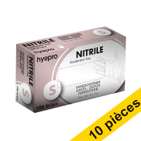 Offre : 10x HY@PRO Medical Accelerator Free Nitril gants sans poudre S (3,5 grammes, 24 cm, 100 pièces) - bleu