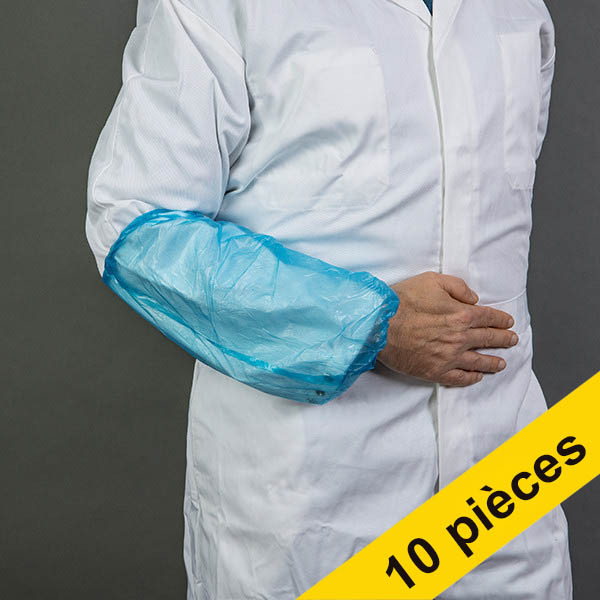 Offre : 10x HY@PRO PE manche de protection fabriquée mécaniquement 3 grammes (20 x 40 cm, 100 pièces) - bleu SHY00520 Offre : 10x HY@PRO PE manche de protection fabriquée mécaniquement 3 grammes (20 x 40 cm, 100 pièces) - bleu SHY00520 - 1