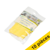 Offre : 10x HY@PRO gants de ménage en latex M (1 paire, 60 grammes) - jaune SHY00313 - 1