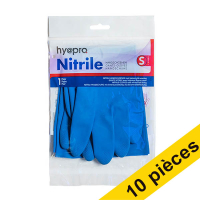 Offre : 10x HY@PRO gants de ménage en latex S (1 paire, 65 grammes)