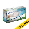 Offre : 10x HY@PRO gants en latex poudrés M (5 grammes, 24 cm, 100 pièces) - blanc SHY00191 - 1