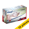 Offre : 10x HY@PRO gants en vinyle poudrés S (4,5 grammes, 24 cm, 100 pièces) - blanc SHY00229 - 1