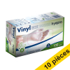 Offre : 10x HY@PRO gants en vinyle sans poudre M (5 grammes, 24 cm, 100 pièces) - blanc SHY00247 - 1