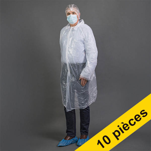 Offre : 10x HY@PRO kit visiteur avec blouse EPI (1 ensemble) SHY00834 Offre : 10x HY@PRO kit visiteur avec blouse EPI (1 ensemble) SHY00834 - 1