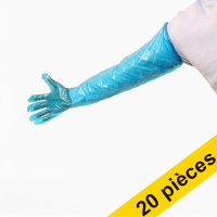Offre : 20x HY@PRO gants non poudrés en PEBD taille standard (8,90 grammes, 90 cm, 100 pièces)