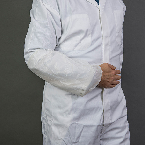 HY@PRO PE manche de protection fabriquée mécaniquement 3 gram (100 pièces) - blanc SHY00527 HY@PRO PE manche de protection fabriquée mécaniquement 3 gram (100 pièces) - blanc SHY00527 - 1