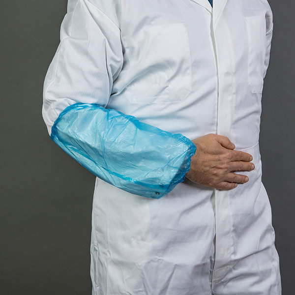 HY@PRO PE manche de protection fabriquée mécaniquement 4,5 grammes (22 x 46 cm, 100 pièces) - bleu SHY00523 HY@PRO PE manche de protection fabriquée mécaniquement 4,5 grammes (22 x 46 cm, 100 pièces) - bleu SHY00523 - 1