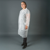 HY@PRO blouse non tissée à boutons-pression S (1 pièce – 20 g/m²) - blanc SHY00681 HY@PRO blouse non tissée à boutons-pression S (1 pièce – 20 g/m²) - blanc SHY00681