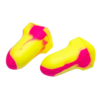 HY@PRO bouchons d'oreilles en mousse (200 paires - 35 dB) - rose/jaune SHY00503
