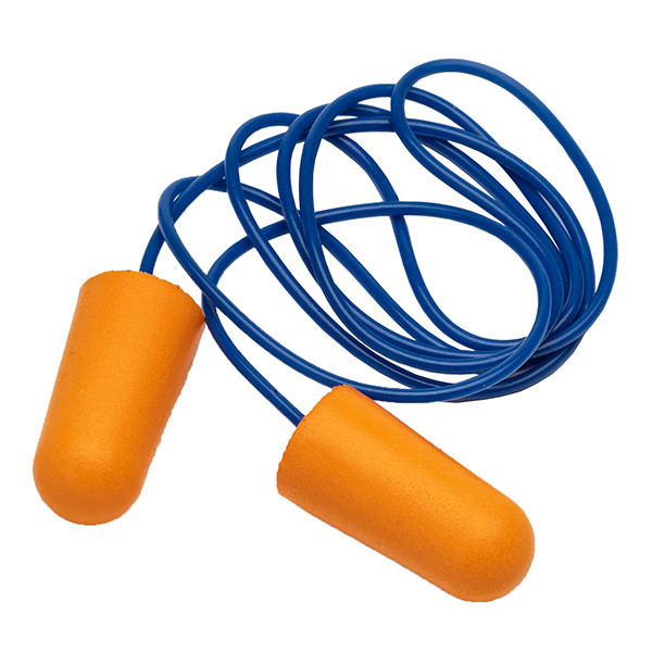 HY@PRO bouchons d'oreilles en mousse avec cordon (200 paires - 37 dB) - orange SHY00499 - 1