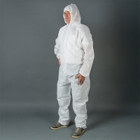 HY@PRO combinaison antistatique non tissée revêtu de PE avec capuche XL (1 pièce) - blanc SHY00805 HY@PRO combinaison antistatique non tissée revêtu de PE avec capuche XL (1 pièce) - blanc SHY00805