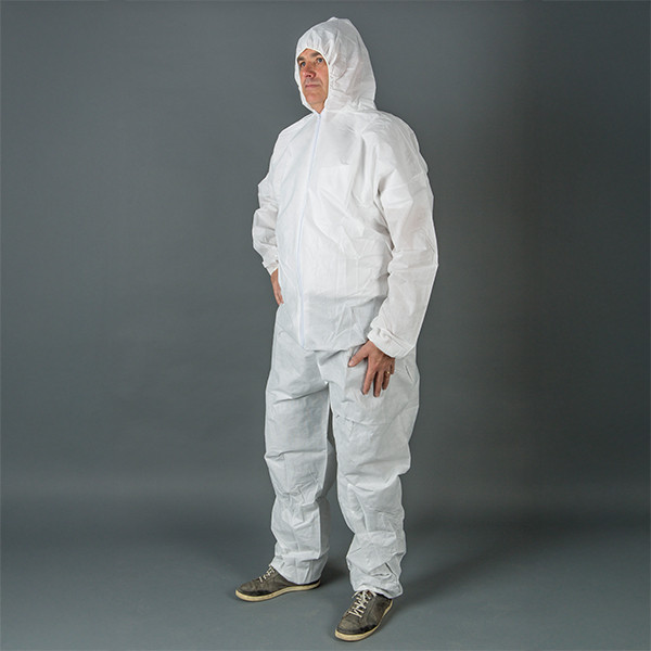 HY@PRO combinaison non tissée avec fermeture et capuche XXL (1 pièce) - blanc SHY00767 HY@PRO combinaison non tissée avec fermeture et capuche XXL (1 pièce) - blanc SHY00767 - 1