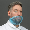 HY@PRO couvre-barbe non tissé avec clip/élastique (45 cm, 100 pièces) - bleu SHY00480 - 1