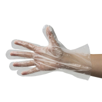 HY@PRO gants détachables en PEHD taille L (0,85 gramme, 26 cm, 100 pièces) - transparent  SHY00278
