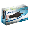 HY@PRO gants en latex sans poudre XL (5,8 grammes, 24 cm, 100 pièces) - noir