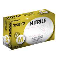 HY@PRO gants en nitrile sans poudre M (3,5 grammes, 24 cm, 150 pièces) - bleu  SHY00004