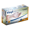 HY@PRO gants en vinyle sans poudre L (5 grammes, 24 cm, 100 pièces) - blanc