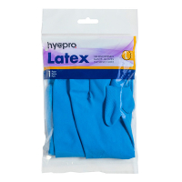 HY@PRO gants ménagers en latex L (1 paire, 45 grammes) - bleu SHY00296