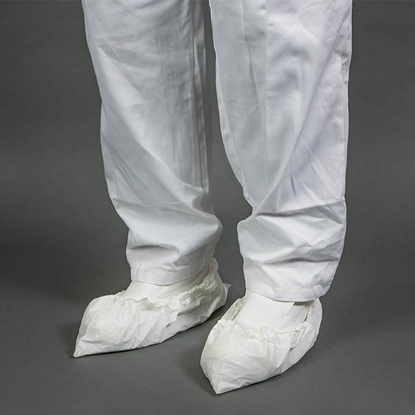 HY@PRO non-tissé/CPE couvre-chaussures antidérapants (50 pièces) - blanc SHY00559 HY@PRO non-tissé/CPE couvre-chaussures antidérapants (50 pièces) - blanc SHY00559 - 1