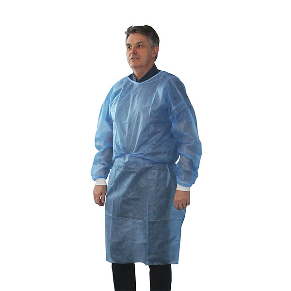 HY@PRO soft SMMS blouse d'isolation non tissée (10 pièces – 20g) - bleu SHY00661 HY@PRO soft SMMS blouse d'isolation non tissée (10 pièces – 20g) - bleu SHY00661 - 1