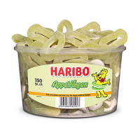 Haribo Anneaux Pomme grand emballage (150 pièces) 423427