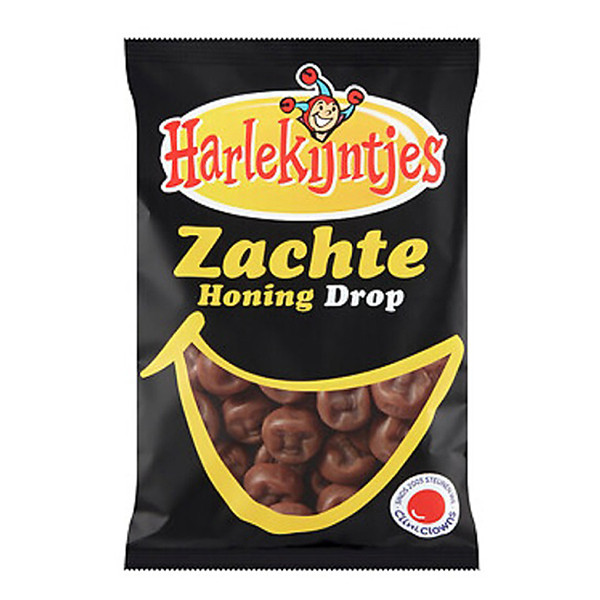 Harlekijndrop réglisse douce au miel 300g (par sachet) 422833 - 1