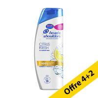 Offre : 6x Head & Shoulders Citrus Fresh shampooing (400 ml) SHE00216