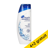 Offre : 6x Head & Shoulders Classic Clean 2 en 1 shampooing (400 ml) SHE00217