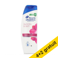 Offre : 6x Head & Shoulders Smooth & Silky shampooing (400 ml) SHE00221